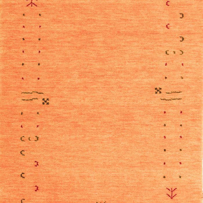Serging Thickness of Machine Washable Abstract Orange Contemporary Area Rugs, wshcon168org