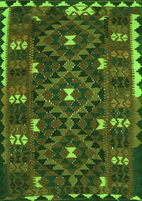 Oriental Green Traditional Rug, con1690grn