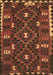 Machine Washable Oriental Brown Traditional Rug, wshcon1690brn