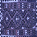 Square Oriental Blue Traditional Rug, con1690blu