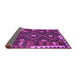 Sideview of Oriental Purple Traditional Rug, con1690pur