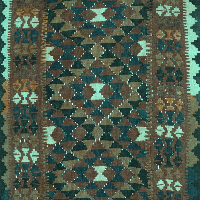 Oriental Turquoise Traditional Rug, con1690turq