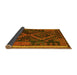 Sideview of Oriental Yellow Traditional Rug, con1691yw