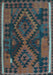 Oriental Light Blue Traditional Rug, con1691lblu