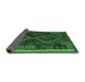 Sideview of Oriental Emerald Green Traditional Rug, con1691emgrn