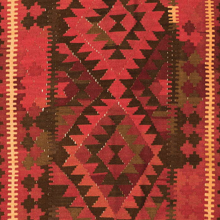 Oriental Orange Traditional Rug, con1691org