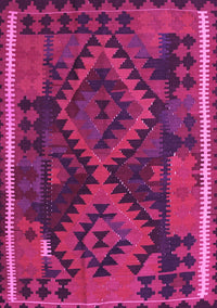 Oriental Pink Traditional Rug, con1691pnk