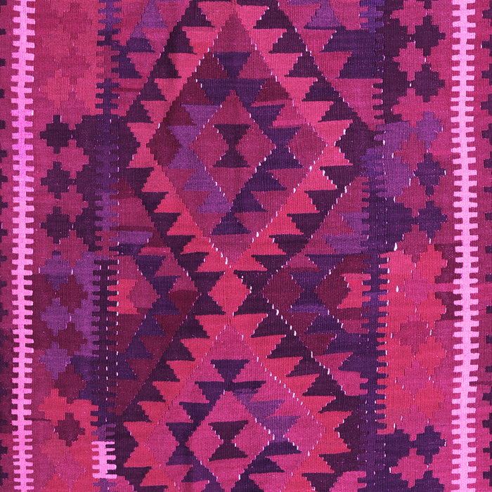 Machine Washable Oriental Pink Traditional Rug, wshcon1691pnk