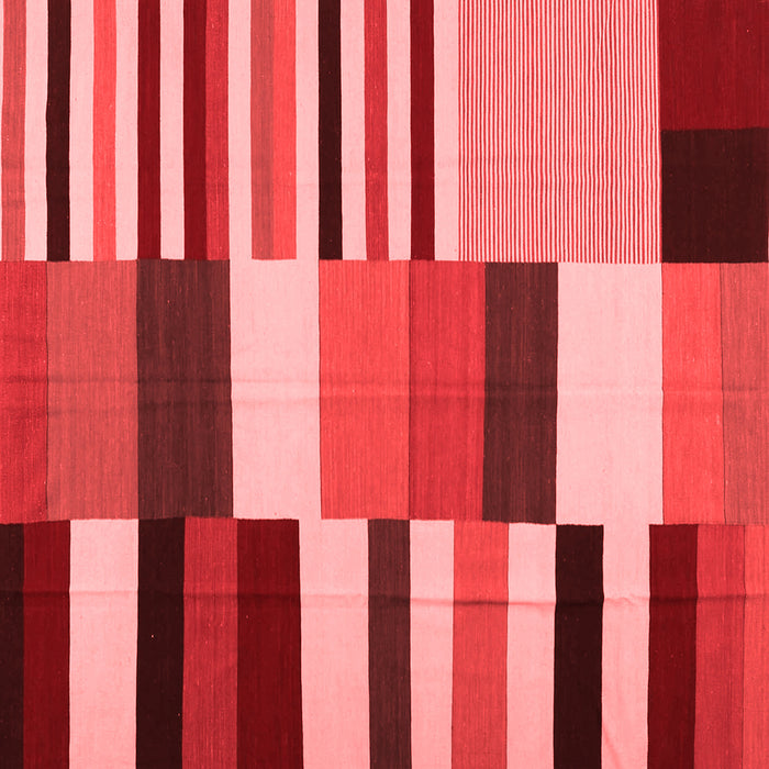 Abstract Red Contemporary Rug, con1692red