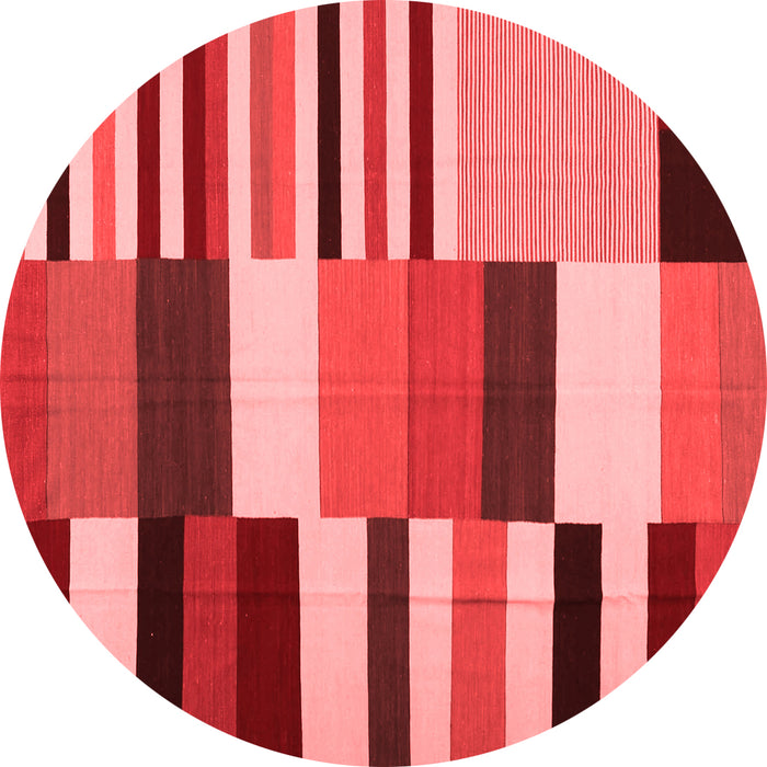 Abstract Red Contemporary Rug, con1692red