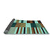 Sideview of Abstract Light Blue Contemporary Rug, con1692lblu