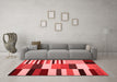 Contemporary Red Washable Rugs