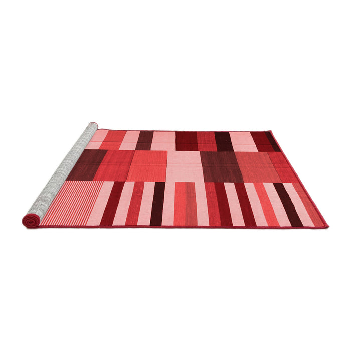 Contemporary Red Washable Rugs