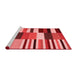 Contemporary Red Washable Rugs