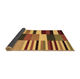 Sideview of Abstract Brown Contemporary Rug, con1692brn