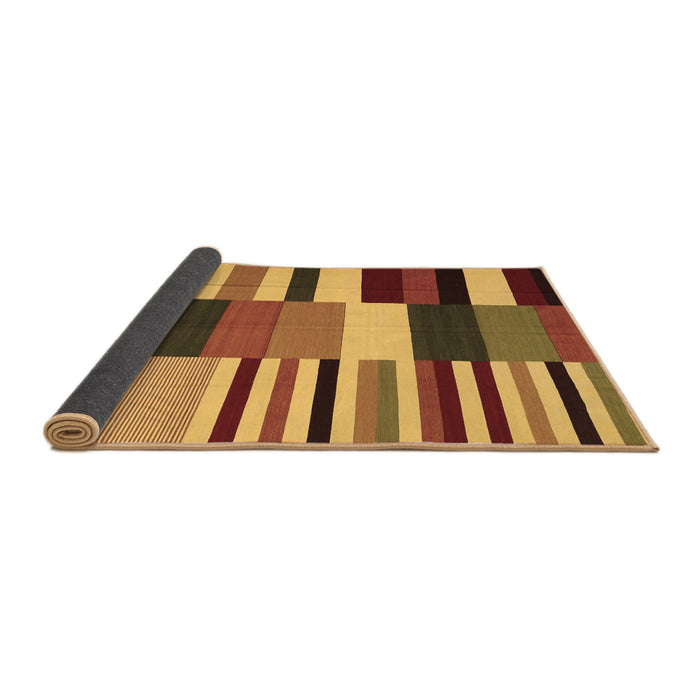 Sideview of Abstract Brown Contemporary Rug, con1692brn