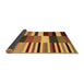 Sideview of Abstract Brown Contemporary Rug, con1692brn