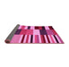 Sideview of Abstract Pink Contemporary Rug, con1692pnk