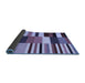 Sideview of Abstract Blue Contemporary Rug, con1692blu