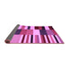 Sideview of Abstract Purple Contemporary Rug, con1692pur