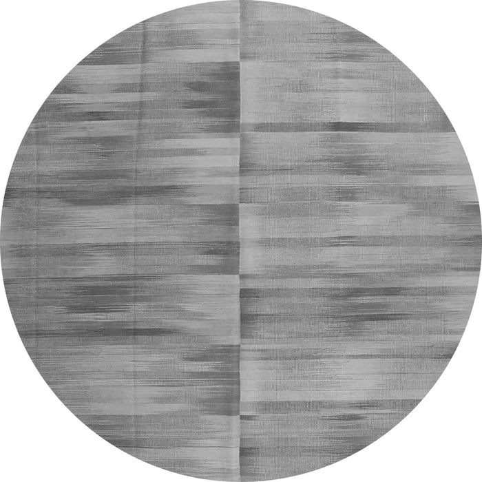 Square Abstract Gray Contemporary Rug, con1693gry