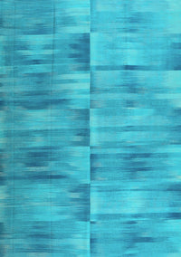 Abstract Light Blue Contemporary Rug, con1693lblu