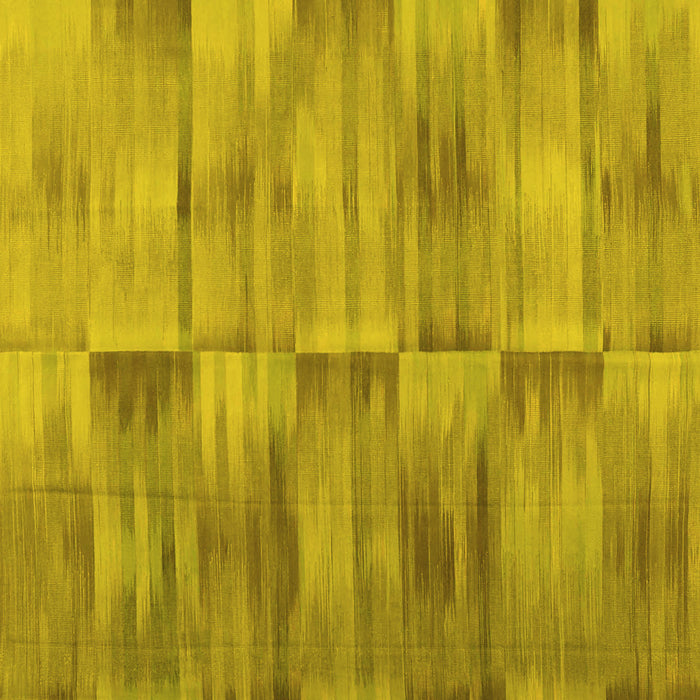 Square Abstract Yellow Contemporary Rug, con1693yw