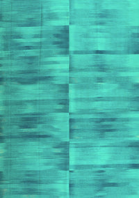 Abstract Turquoise Contemporary Rug, con1693turq