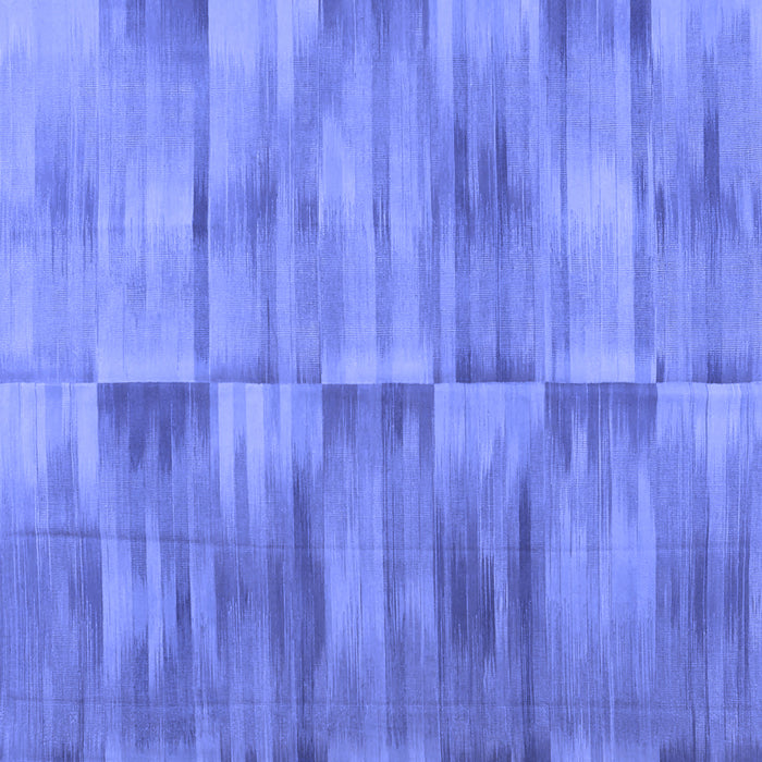 Square Abstract Blue Contemporary Rug, con1693blu