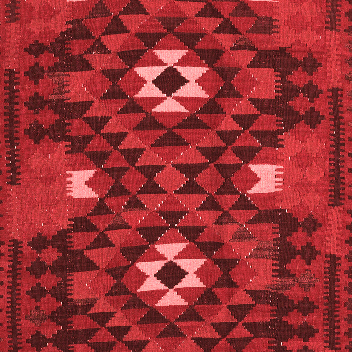 Machine Washable Oriental Red Traditional Rug, wshcon1694red