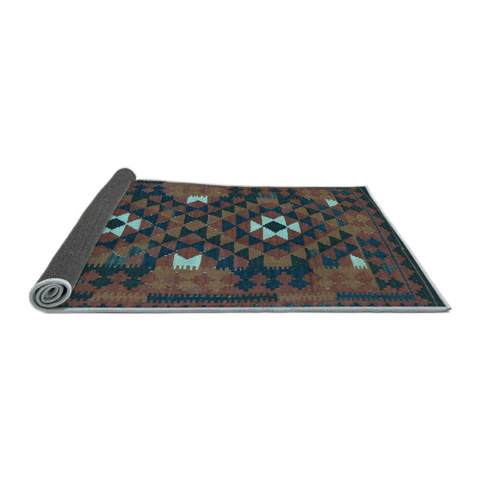 Sideview of Oriental Light Blue Traditional Rug, con1694lblu