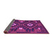 Sideview of Oriental Purple Traditional Rug, con1694pur