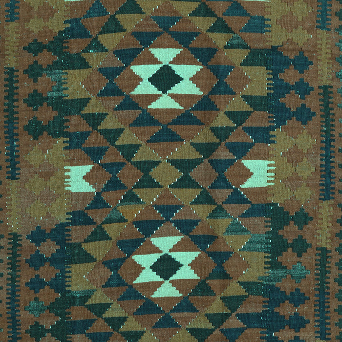 Oriental Turquoise Traditional Rug, con1694turq