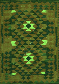 Oriental Green Traditional Rug, con1694grn