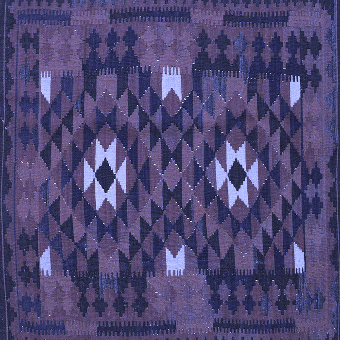 Square Oriental Blue Traditional Rug, con1694blu