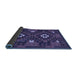 Sideview of Oriental Blue Traditional Rug, con1694blu