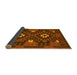 Sideview of Oriental Yellow Traditional Rug, con1694yw