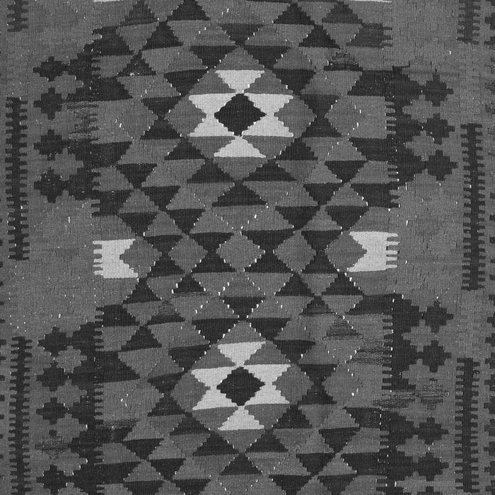 Serging Thickness of Machine Washable Oriental Gray Traditional Rug, wshcon1694gry