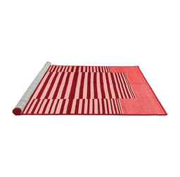 Contemporary Red Washable Rugs