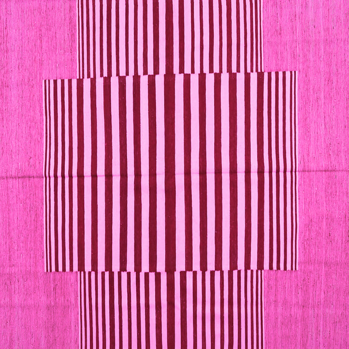 Square Abstract Pink Contemporary Rug, con1695pnk