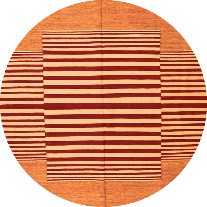 Machine Washable Abstract Orange Contemporary Area Rugs, wshcon1695org