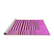 Sideview of Machine Washable Abstract Purple Contemporary Area Rugs, wshcon1695pur