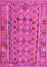 Abstract Pink Contemporary Rug, con1696pnk