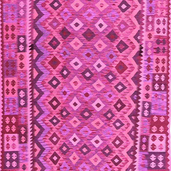 Machine Washable Abstract Pink Contemporary Rug, wshcon1696pnk