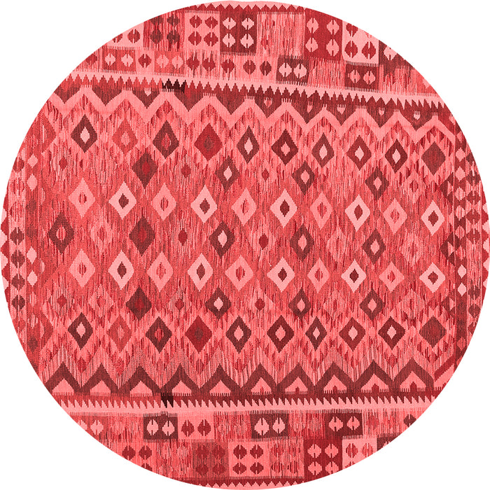 Abstract Red Contemporary Rug, con1696red