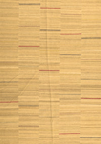 Abstract Brown Contemporary Rug, con1697brn