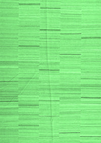 Abstract Emerald Green Contemporary Rug, con1697emgrn