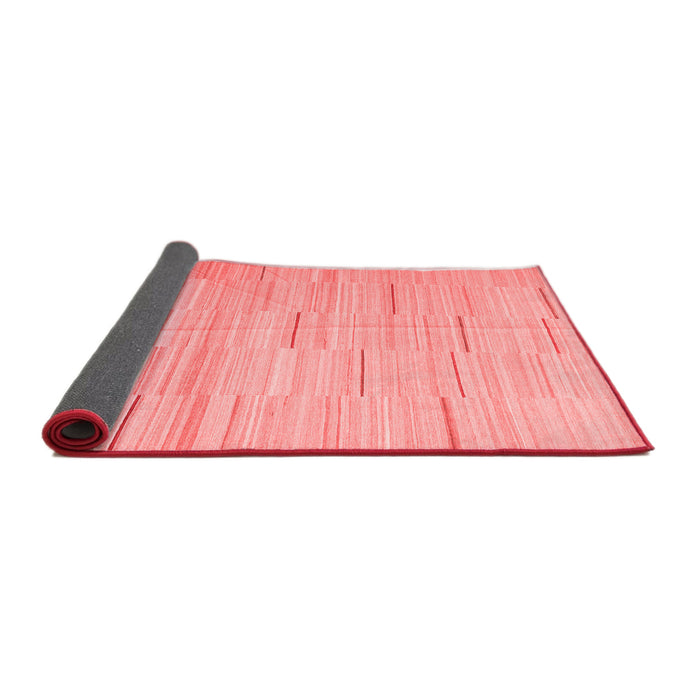 Abstract Red Contemporary Area Rugs