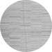 Square Abstract Gray Contemporary Rug, con1697gry