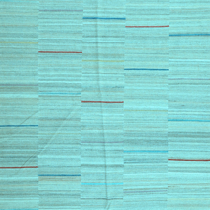 Machine Washable Abstract Light Blue Contemporary Rug, wshcon1697lblu